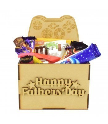 Laser Cut Fathers Day Hamper Treat Boxes - X-Box Controller